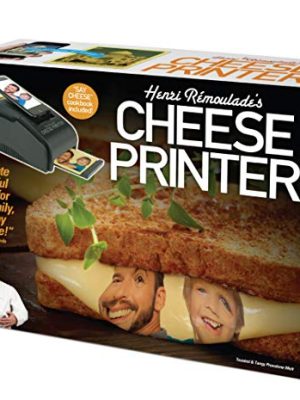 Prank-O Cheese Printer Gag Gift Empty Box, Birthday Gift Box, Wrap Your Real Present in a Convincing and Funny Fake Gift Box, Practical Joke for Birthday Presents, Holidays, Parties