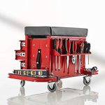 Sharper Image Rolling Toolbox Stool by Sharper Image