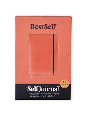 BestSelf Self Journal 13-Week Productivity Journal with Prompts, Undated Planner and Guided Journal for Women and Men, Coral