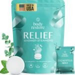Body Restore Shower Steamers Aromatherapy 15 Pack - Fathers Day Unique Gifts for Dad, Grandpa, Birthday Gift for Mom, Daughter, Son, Best Friend, Travel Essentials, Self Care - Eucalyptus