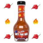 Bunsters Shit The Bed 12/10 Heat Hot Sauce - Chili Pepper with Aussie Fruit and Veg Plant Based, GMO, Gluten Free. The Perfect Hot Sauce Gift.