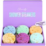 Cleverfy Shower Steamers Aromatherapy for Women and Men – Self-Care Shower Bombs for Stress Relief and Relaxation – 6 Tablets
