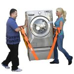 Forearm Forklift 2-Person Lifting and Moving Straps - Lift, Move and Carry Furniture, Appliances, Mattresses or Any Item up to 800 lbs. Safely and Easily Like a Pro, Orange