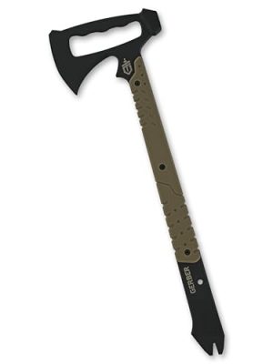Gerber Gear Downrange Tactical Tomahawk Survival Multitool, Camping Axe with Hammer Head and Steel Pry Bar, Includes Sheath with Integrated Molle Straps