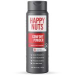 HAPPY NUTS Comfort Powder - Anti Chafing & Deodorant, Aluminum-Free, Sweat and Odor Control for Jock Itch, Groin and Men's Private Parts (6 Ounce (Pack of 1), Original)