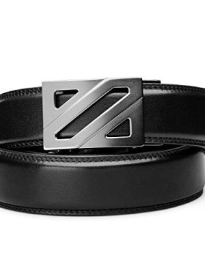 KORE Men's Full-Grain Leather Track Belt | “Epic” Alloy Buckle