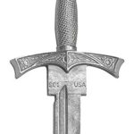 Lucky Line Custom Leathercraft Lucky Line FORGED Key Shapes, SWORD - House Key Blank, SC1, 1 key (B301S)