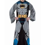 Northwest Comfy Throw Blanket with Sleeves, Adult-48 x 71 Inches, Batman