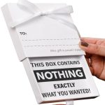 Prank Gift Useless Box: Popular Gifts For Women. Men, and Kids - Useless Box Prank Items & Best Gifts for Women, The Nothing Box Funny Novelty Gifts Make Hilarious White Elephant Gift