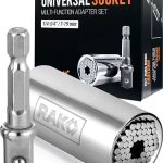 RAK Universal Socket Tool - Stocking Stuffer Gifts for Men - Adjustable Wrench and Adapter Set for Husband, Mechanic, Handyman, Tools for Men - Valentine's Gifts for Him
