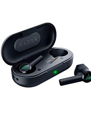 Razer Hammerhead True Wireless Bluetooth Gaming Earbuds: 60ms Low-Latency - IPX4 Water Resistant - Bluetooth 5.0 Auto Pairing - Touch Enabled - 13mm Drivers - Classic Black
