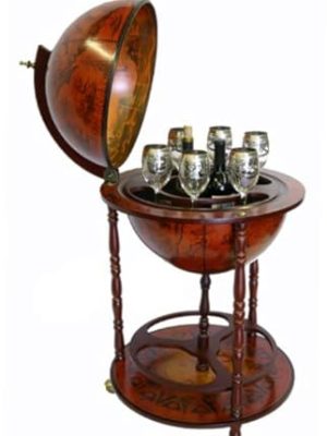 Sixteenth-Century Italian Replica Old World Globe Bar