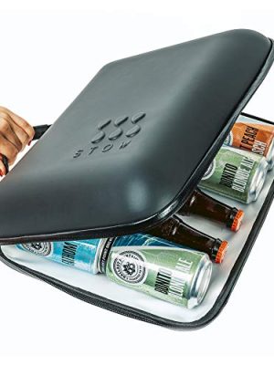 StowCo Small Portable Travel Cooler Bag. Beach Supplies. Bottle Holder. Insulated Golf Beer Cooler. Slim Iceless Cooler.