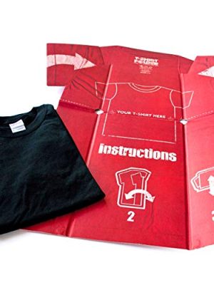 Suck UK T-Shirt Folder-Cardboard Aid for Folding, Packing and Organizing Clothing, Red/White