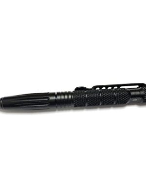 UZI Tactical Pen UZI-TACPEN2-BK Aircraft Aluminum Tactical Pen Multi-Tool Self Survival Tool, Glassbreaker, Real Ballpoint Pen Miltary & Police EDC - Black