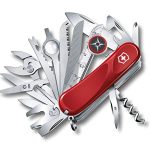 Victorinox Evolution S54 Tool Chest Plus Swiss Army Knife, 32 Functions, Swiss Made Pocket Knife with Large Blade, Screwdriver and Reamer - Red
